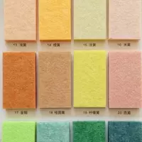 定制毛毡板彩色软木板照片墙背景墙幼儿园作品展示板公告栏留言板 柠檬黄 120cm*240cm
