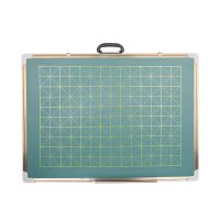 供应挂式五线谱教学黑板 划线黑板 磁性田字格绿板尺寸可定做 40*60米字格 1笔+1擦+1粉笔+1夹+4磁扣