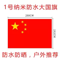 定做免费设计旗子彩旗定制国旗班旗导游旗刀旗红旗飘旗广 加厚纳米防水国旗 6号国旗一面(60X40厘米)