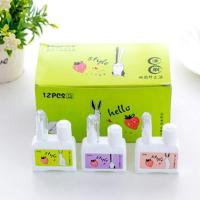 韩具卡通可爱修正液涂刷两用多功能涂改液15ml学生用改正无毒快干 BT-5258 3支