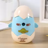 削笔器卷笔刀手摇转笔刀小学生用可爱自动铅笔刀卡通削笔器小 鸡蛋壳[蓝色]