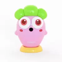 转笔刀儿童手摇铅笔削笔器 小学生削笔刀手动卷笔刀全自动铅笔刀 胡萝卜粉色 削笔机+12支盒装铅笔