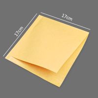 牛皮纸食品包装袋一次性打包烧饼手抓煎饼肉夹馍烧烤小吃防油纸袋 17*17三角口700个