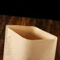 牛皮纸食品包装袋一次性防油打包手抓煎饼肉夹馍小吃烧烤烧饼纸袋 13宽15长1000个