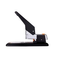 订书机重型大号加厚订书器长臂省力大码厚层办公钉书机装订机 订210张(0299)黑色