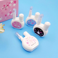 涂刷两用型15ml涂改液 无毒快干多功能两用修正液可爱学生用改错 5299(15ml)一支 4支