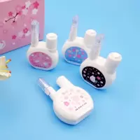 涂刷两用型15ml涂改液 无毒快干多功能两用修正液可爱学生用改错 5299(15ml)一支 4支