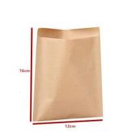 烧烤面筋烤串小吃外卖打包装 锅盔空白防油纸袋牛皮1件 高16宽121000