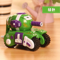 手摇式削笔机 儿童学生卡通坦克削笔器 铅笔卷笔刀削笔刀文具 0005坦克绿色