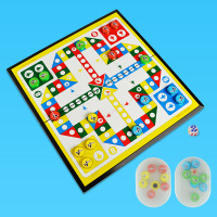 磁性飞行棋折叠飞机棋大号磁铁跳跳棋磁石飞行棋儿童益智棋类玩具|大号飞行棋