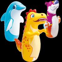 充气拳击锻炼沙袋儿童不倒翁玩具大号1-3-6岁小孩早教益智玩