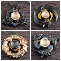 荣耀指尖陀螺玩具赵子龙李白李元芳诸葛亮手指陀螺三叶减压