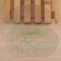 乒乓球拍保护膜粘性涩性胶皮反胶贴膜乒乓球套胶保护膜|(绿色款)涩性保护膜10张