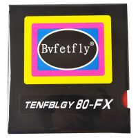 威蝶尔乒乓球拍胶皮速狂3普狂/省狂/反胶国套反胶乒乓球套胶|高粘性80FX(红色+黑色)不分度数 41度