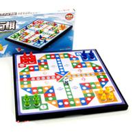 儿童棋类益智力游戏玩具磁性飞行棋斗兽棋五子跳跳3中国际象棋6岁|大号飞行棋