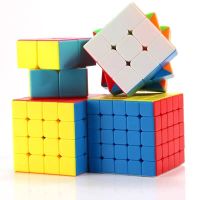 魔方二阶三阶四阶五阶魔方实色磨砂2345阶魔方玩具套装