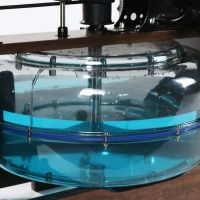 划船器家用健身房划水木质实木划船机静音瘦身水阻划水艇