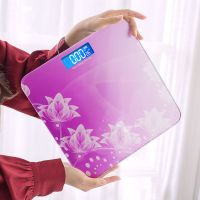 充电电子秤可爱少女心家用成人测温精准电子称人体秤体重秤减肥秤