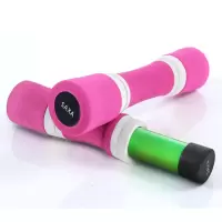 哑铃女士 一对瘦臂塑臂跳操小哑铃 家用健身器材 泡棉哑铃