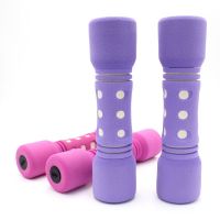 家用小哑铃女士瘦手臂男士儿童女子瑜伽跳操哑铃一对装健身器材