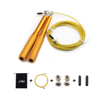 万向金属铝柄轴承跳绳竞速中考竞赛跳绳健身锻炼负重极速钢丝跳绳