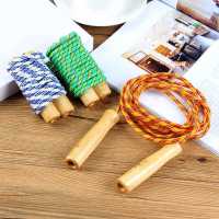 减肥健身跳绳女运动成人学生中考儿童锻炼棉胶绳木柄男女通用