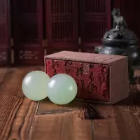 天然玉石手球儿童玩具健身球保健球中老年锻炼康复球把玩练手转球