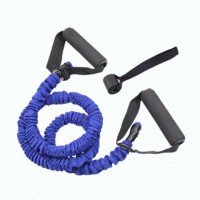 直销防断多功能拉力绳阻力弹跳跑步拳类力量训练臂力器腰带脚套装|一字型拉力绳+门扣