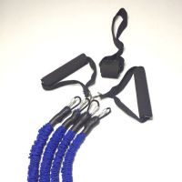 直销防断多功能拉力绳阻力弹跳跑步拳类力量训练臂力器腰带脚套装|100磅拉力绳加门扣(勇士款)