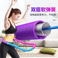 弹簧呼啦圈瘦腰女成人减肥瘦肚子收腹马甲线健身软弹簧呼啦圈