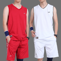 篮球服套装男印字球衣训练比赛队服夏季速干学生宽松运动背心