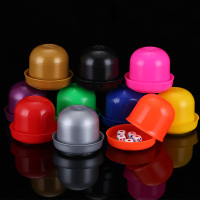 带底色盅骰盅套装底座筛盅骰子甩盅色粒色子骰子盅 酒吧ktv摇色子