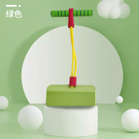 儿童弹跳器跳跳杆青蛙跳学生弹跳体育训练器跳高孩子娃娃跳弹力杆|青蛙跳-绿色
