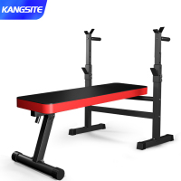 卧推架家用健身器材杠铃套装男士卧推凳深蹲架子多功能折叠举重床|基础款举重床[家用折叠平推]