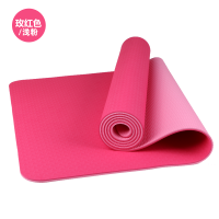隔音垫防震跳绳垫子减震家用室内防滑瑜伽地垫楼层静音缓冲消音垫|玫红+浅粉