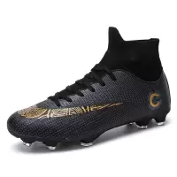 c罗足球鞋cr7刺客长钉碎钉防滑男女儿童成人大人青少年防滑足球鞋