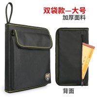 电工工具包小号便携帆布多功能维修随身家用网络工具收纳袋 大号双带款(可放万用表)