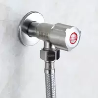 角阀全铜冷热水阀门 热水器开关家用止水阀八字阀304不锈钢三角阀