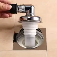洗衣机下水道排水管地漏专用接头二合一接通三通面盆出水口防溢臭