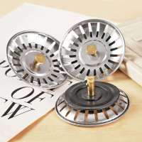 水槽不锈钢盖子洗菜盆塞子老款落水器漏斗过滤网洗碗池封水盖配件|三个盖子