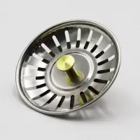 不锈钢老式水槽下水器盖子厨房洗菜盆过滤网堵盖|老式盖子一个装