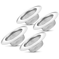 加厚厨房水槽洗菜盆过滤网洗碗池水池下水道地漏网漏斗垃圾过滤器|四个装(11.3厘米通用款) 加厚款(防割手通用)