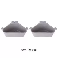 三角洗菜盆沥水篮厨房水槽过滤网剩菜剩饭水池洗碗池神器挂篮转角|两个装(灰色) 活动款送[吸盘+挂钩]