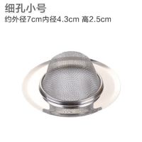 厨房水槽洗菜盆不锈钢下水池排水口过滤网器卫生间下水道地漏网盖|小号细孔1个