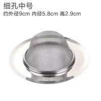 厨房水槽洗菜盆不锈钢下水池排水口过滤网器卫生间下水道地漏网盖|中号细孔3个