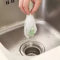 厨房排水口残渣过滤垃圾袋防堵塞菜盆隔水袋 水槽水切袋网|细网格过滤网 200只(够用半年)