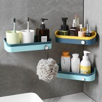 免打孔浴室卫生间置物架三角架肥皂盒壁挂式长方形收纳架厨房挂架