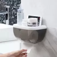 卫生间纸巾盒防水免打孔厕所浴室纸巾架洗手间卫