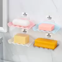 肥皂盒吸盘卫生间香皂盒沥水粘贴免打孔可爱家用肥皂托香皂架皂盒