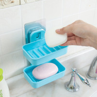 双层香皂盒实用卫生间浴室香皂沥水架肥皂盒家居生活用品小百货
